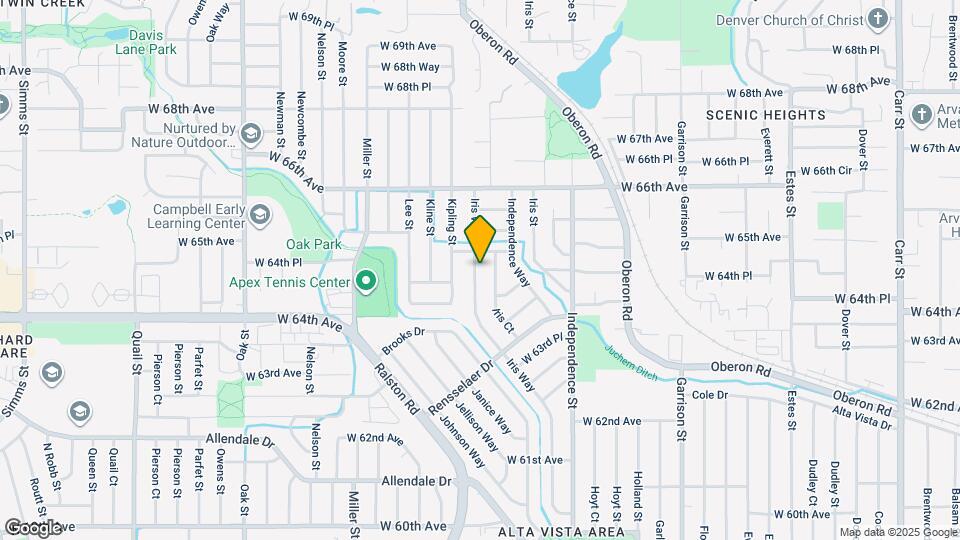 6448 Iris Way Map and Location Details