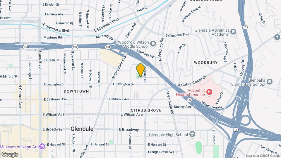 418 Piedmont Ave Map and Location Details