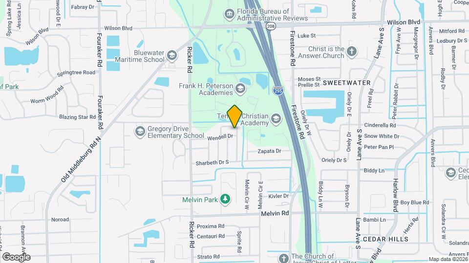 4603 Wendell Ct Map and Location Details