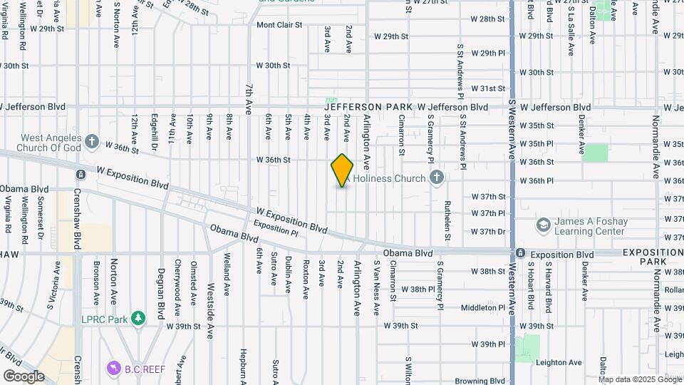 3655 2nd Ave Map and Location Details