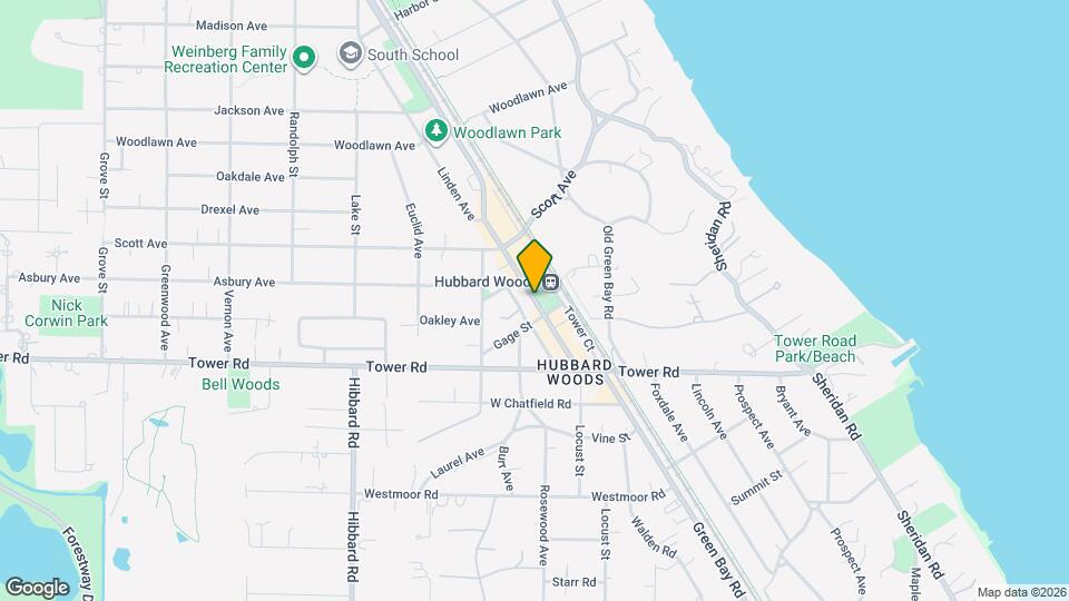 946 Green Bay Rd Map and Location Details