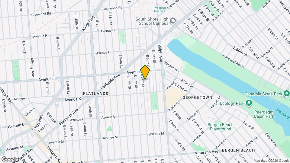 1043 E 57th St Map and Location Details