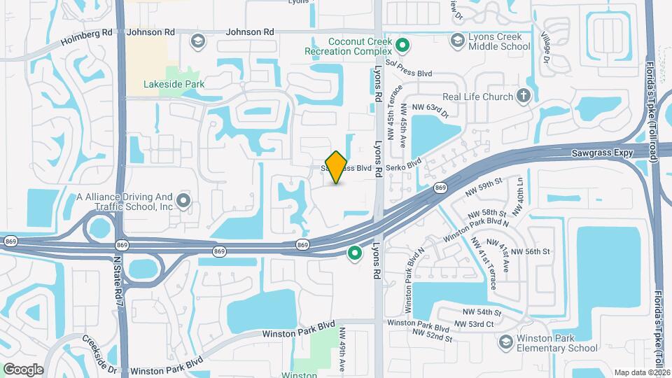 4702 NW 59th Manor Map and Location Details