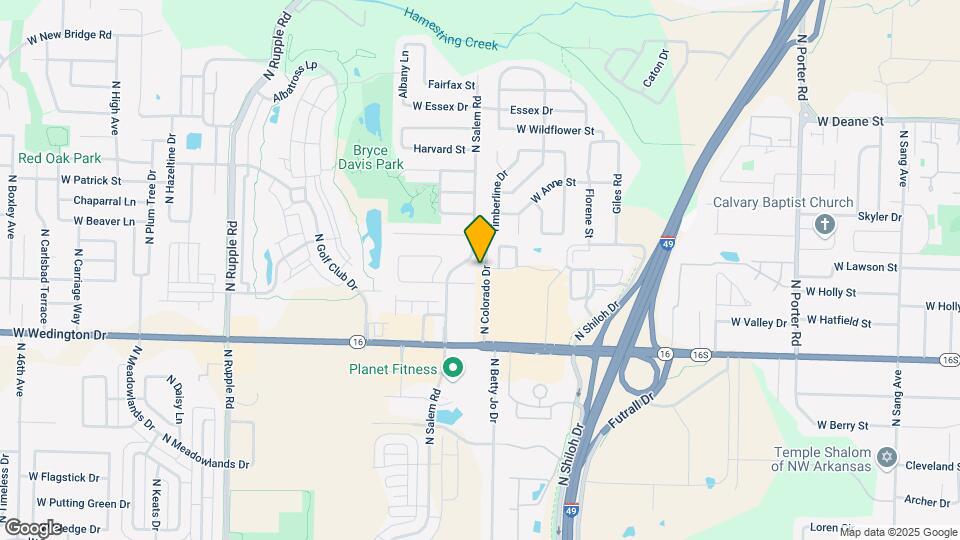 1333 N Colorado Dr Map and Location Details