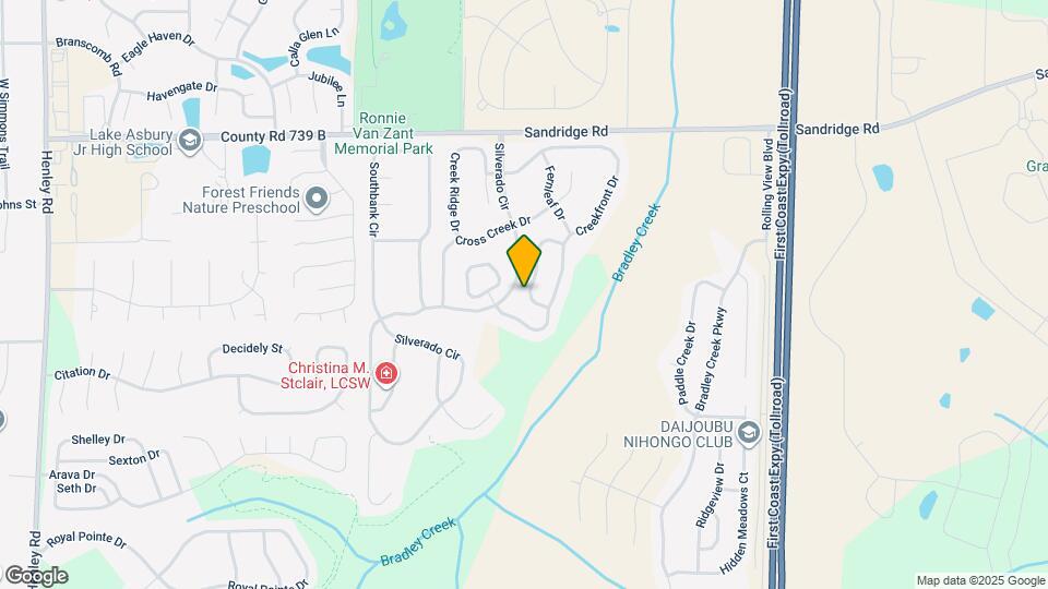 1864 Creekview Dr Map and Location Details