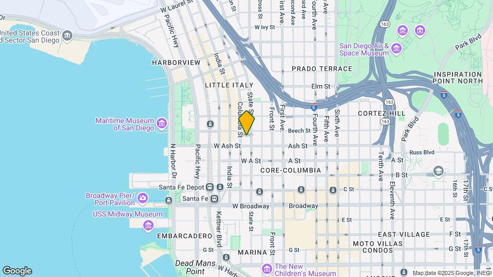 425 W Beech St Mapa y Detalles de la Ubicación