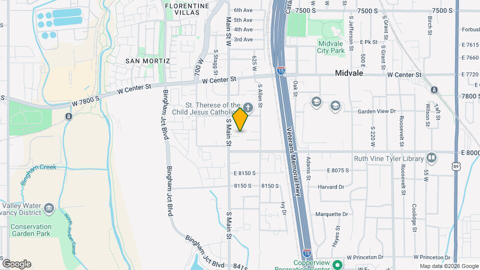 7923 S Main St Map and Location Details