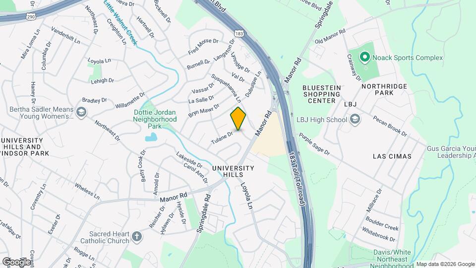 6907 Tulane Dr Map and Location Details