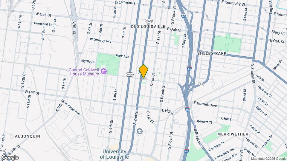 1401 S 2nd St Map and Location Details