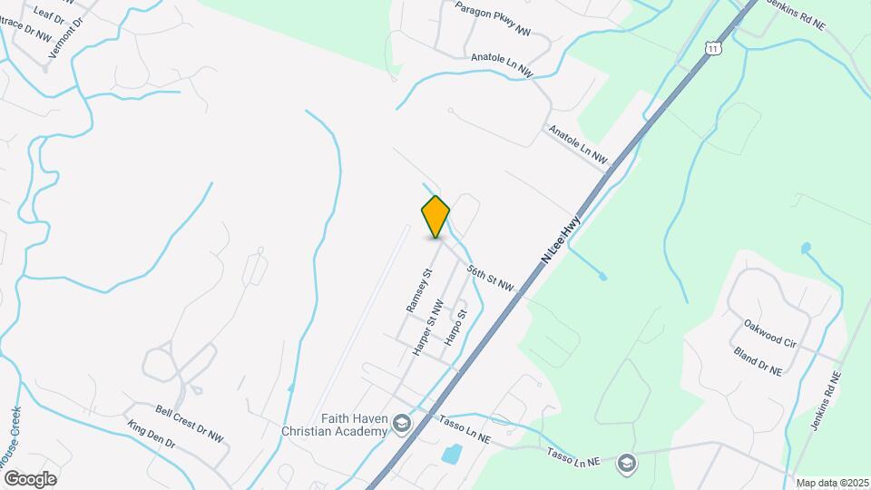 5597 Ramsey St Map and Location Details