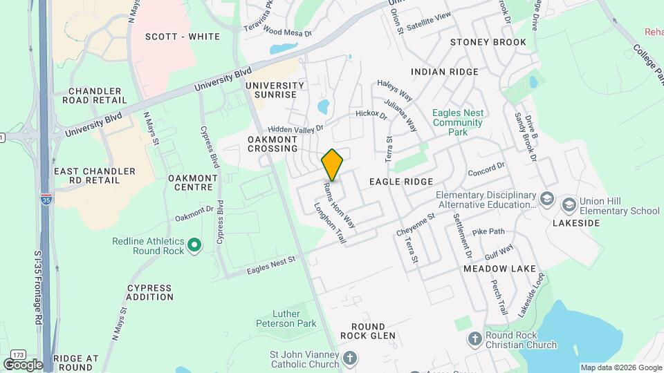 3621 Rams Horn Way Map and Location Details