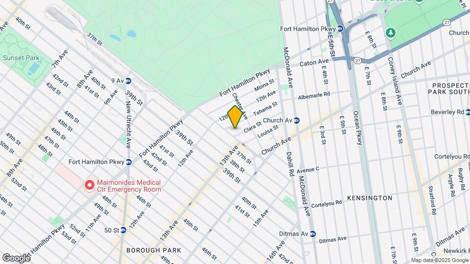 1255 36th St Map and Location Details