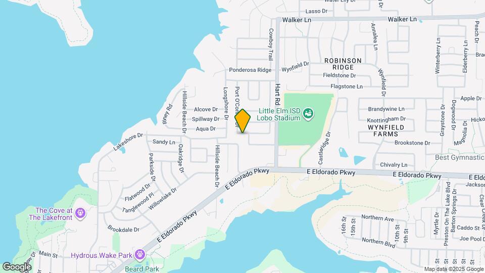 1012 Port Mansfield Dr Map and Location Details