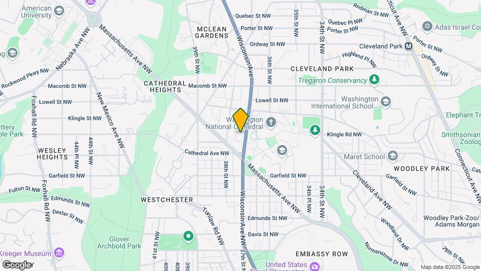 3028 Wisconsin Ave NW Map and Location Details