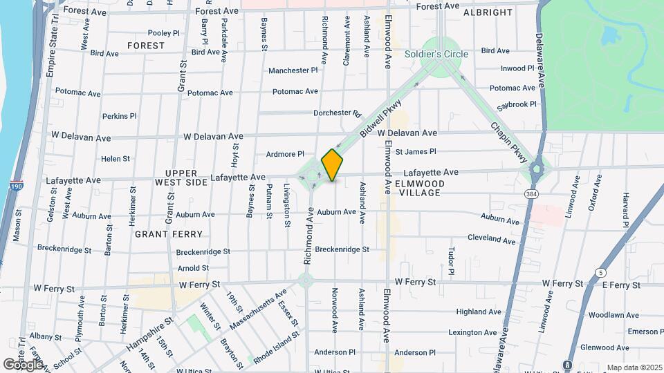 542 Norwood Ave Map and Location Details
