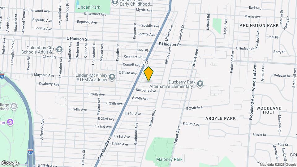 1531 E Maynard Ave Map and Location Details