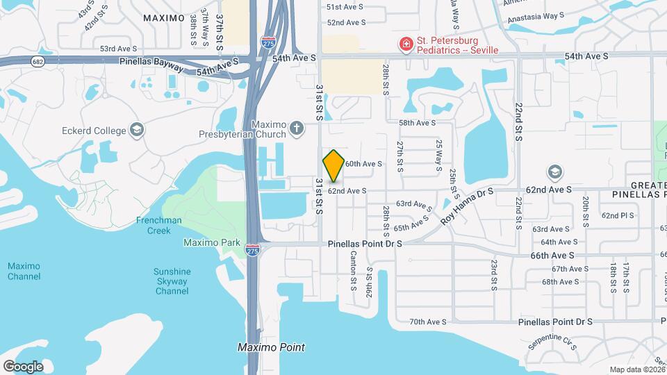 6180 30th Ct S Map and Location Details