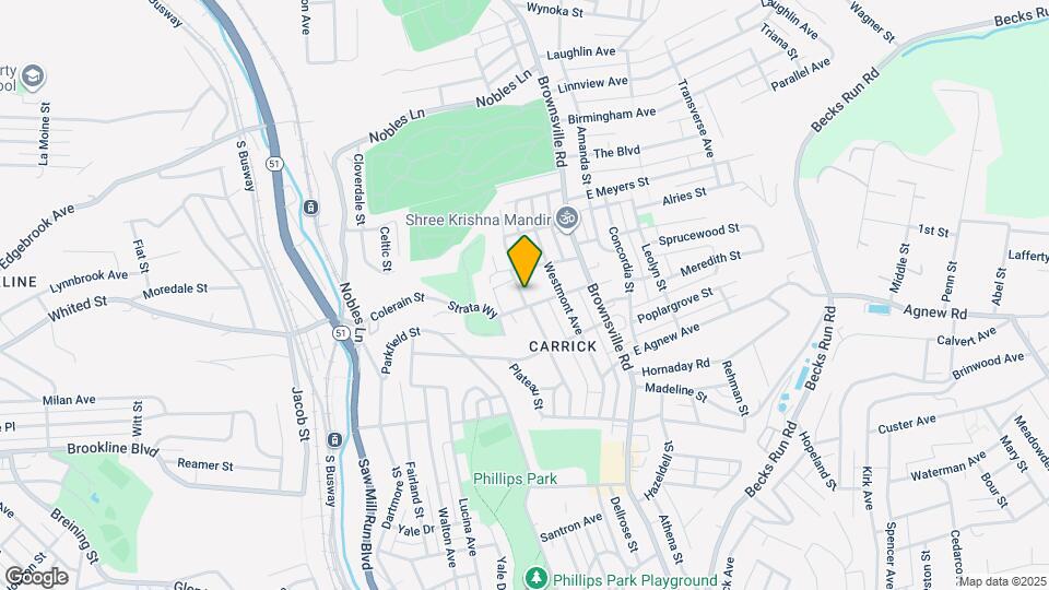 1721 Mt Joseph St Map and Location Details