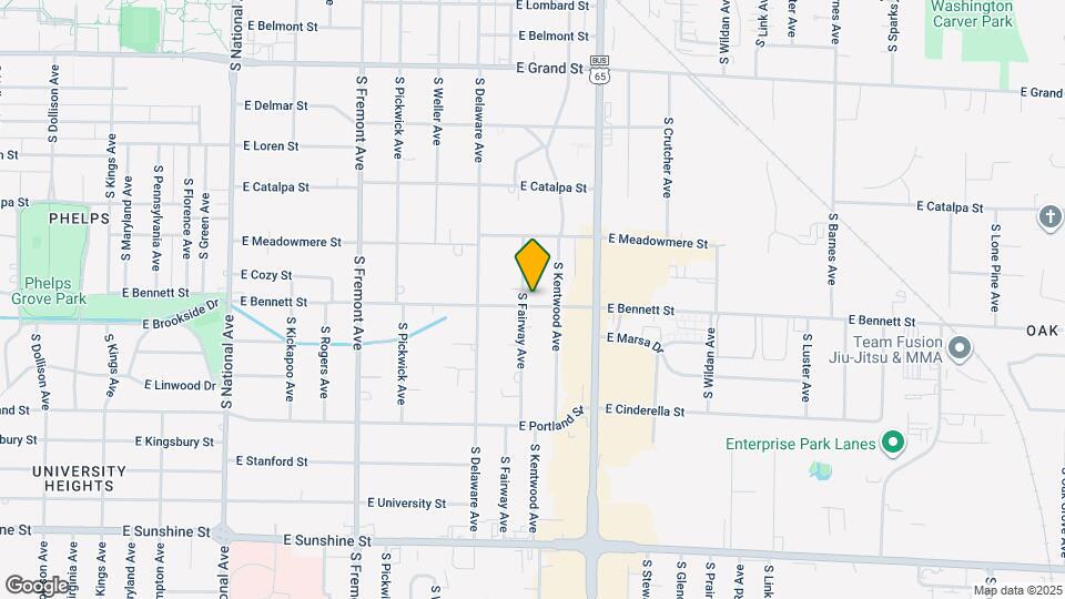 1657 E Bennett St Map and Location Details