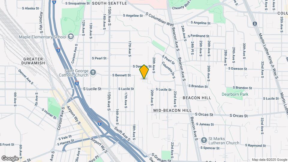 1856 S Brandon Pl Map and Location Details