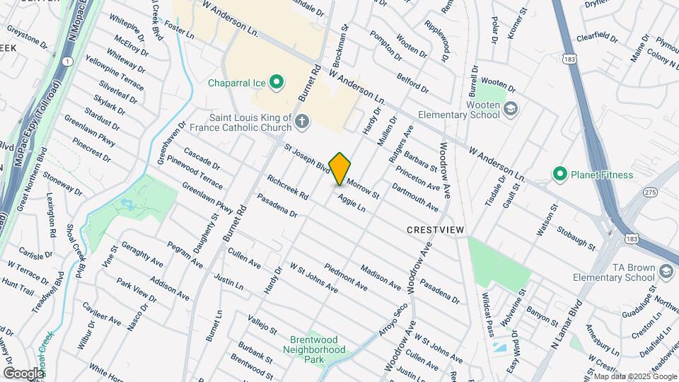 1908 Aggie Ln Map and Location Details