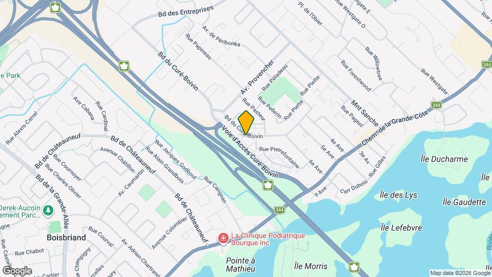 310 Du Curé-Boivin Boul Map and Location Details
