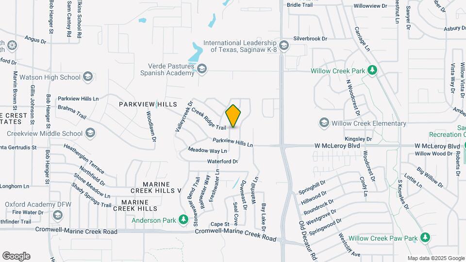 6816 Meadow Way Ln Map and Location Details