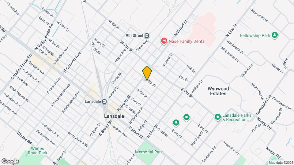 22 E 6th St, Unit D Map and Location Details