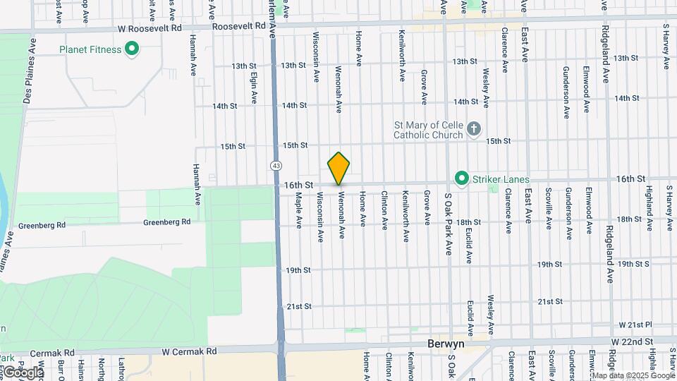 7030 16th St, Unit 1 Map and Location Details