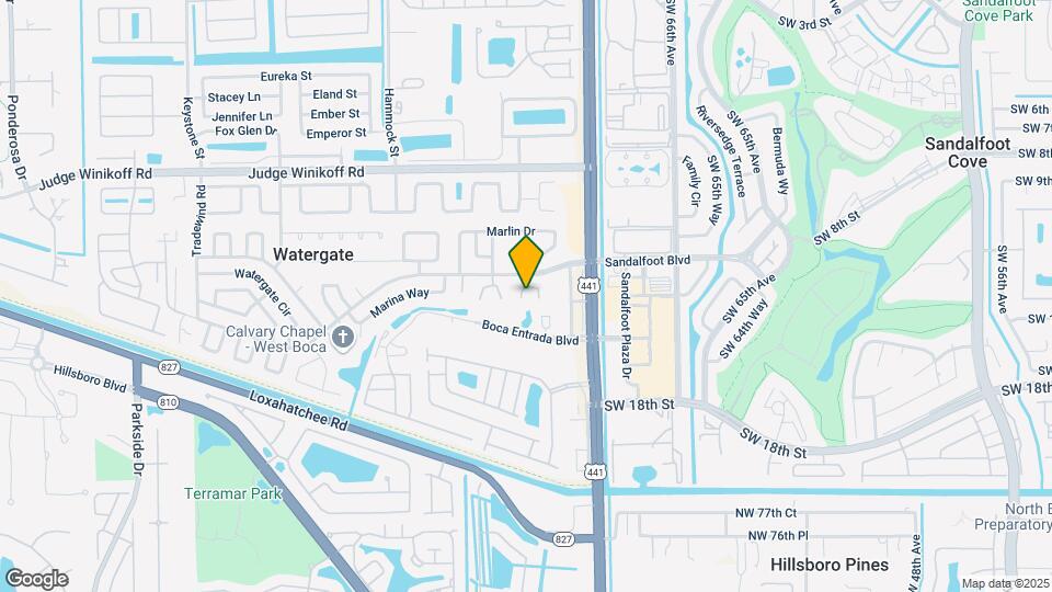 10212 Boca Bend E Map and Location Details