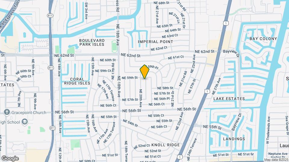 5841 NE 20th Terrace Map and Location Details