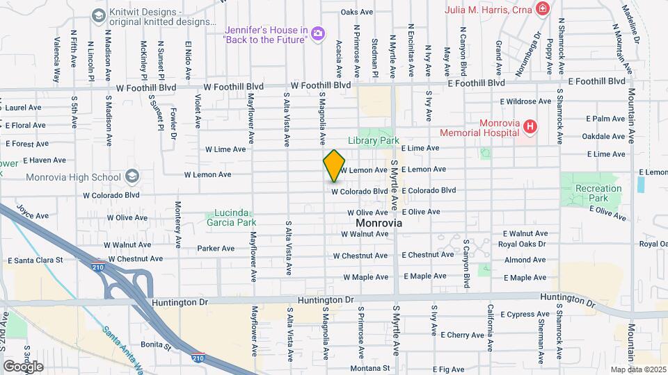 235 W Colorado Blvd Map and Location Details