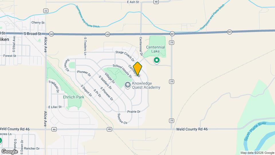 583 S Carriage Dr Map and Location Details