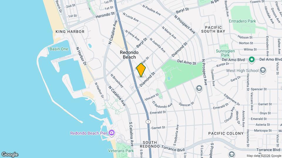 308 N Francisca Ave Mapa y Detalles de la Ubicación