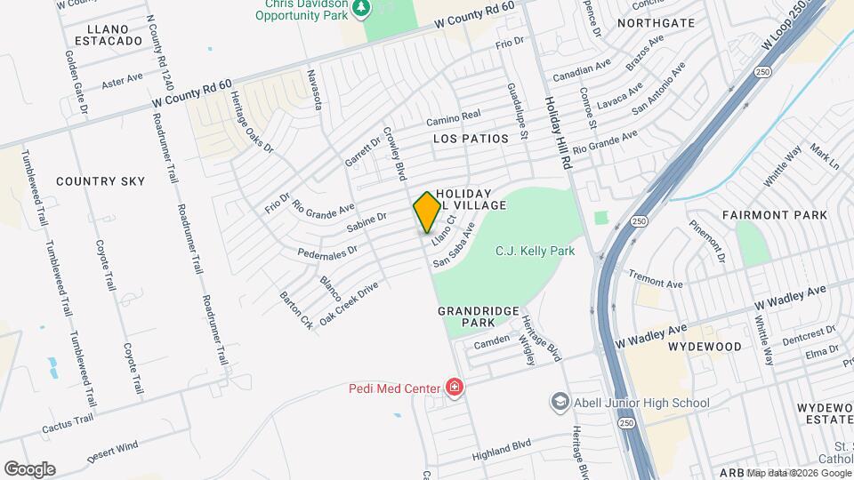 5710 Llano Ct Map and Location Details