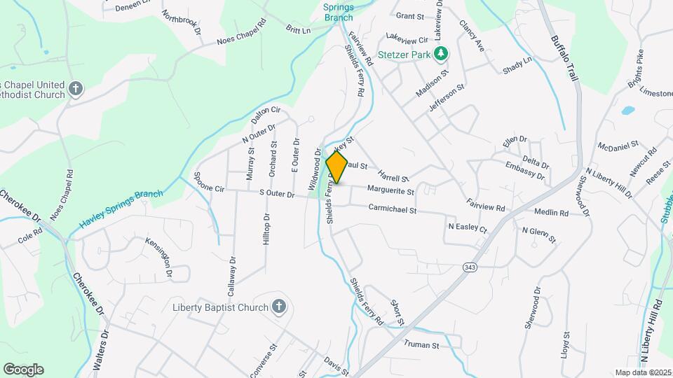 1934 Shields Ferry Rd Map and Location Details