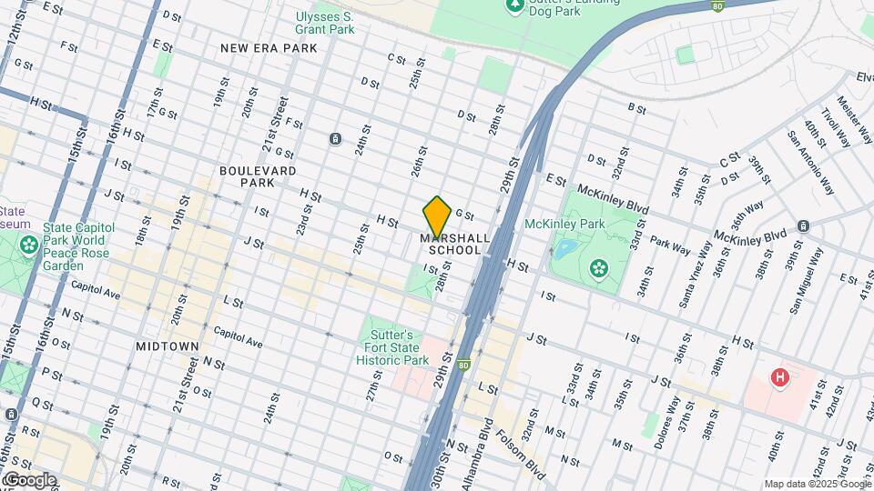 2714 H St Mapa y Detalles de la Ubicación