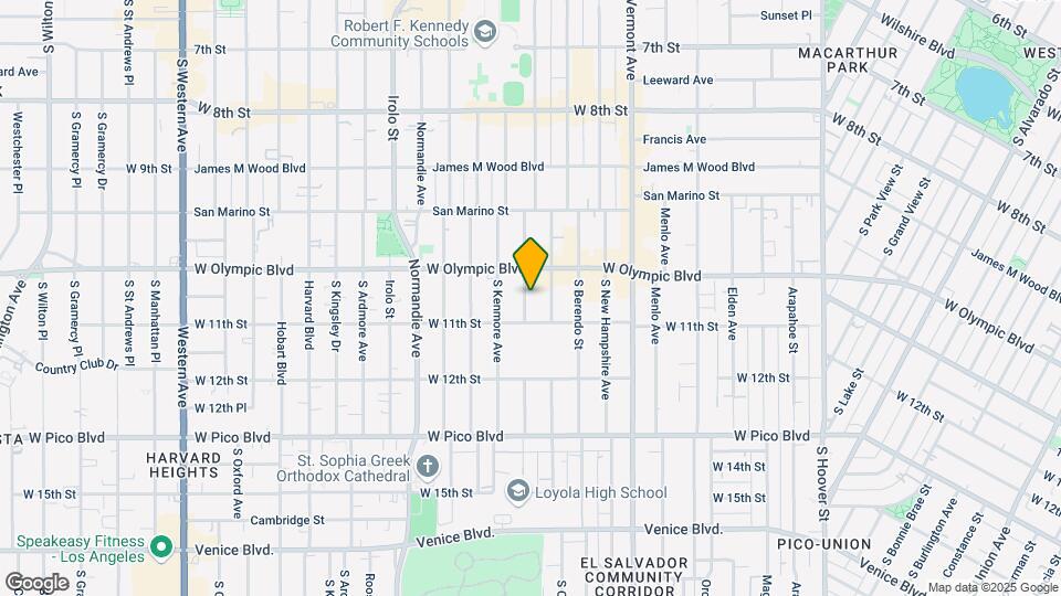 1036 Dewey Ave Map and Location Details