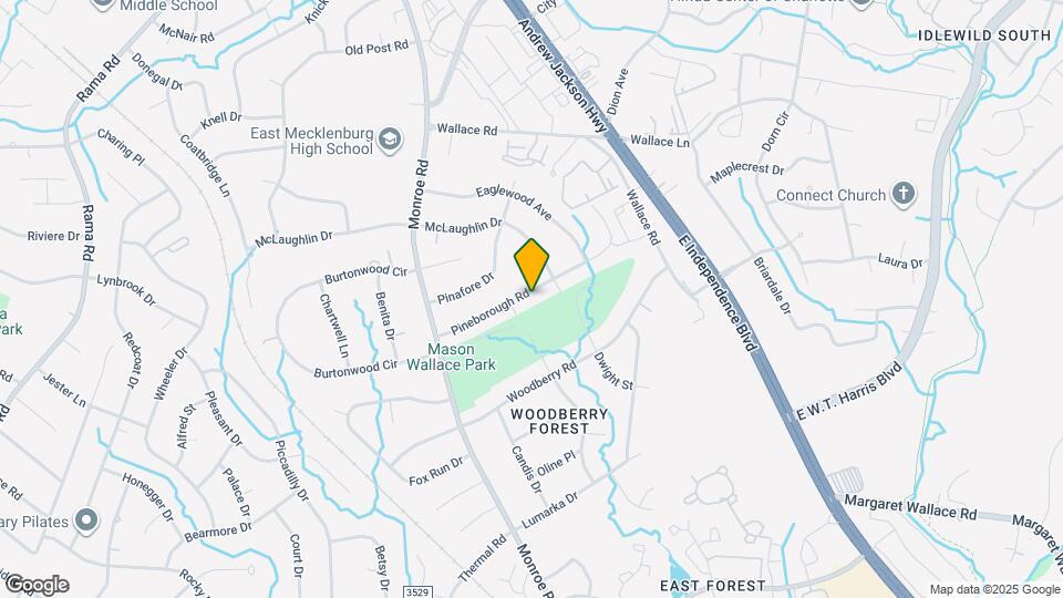 919 Pineborough Rd Map and Location Details