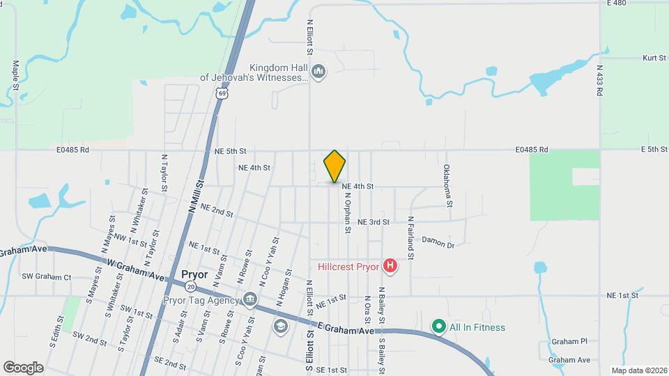 323 N Indianola St Map and Location Details