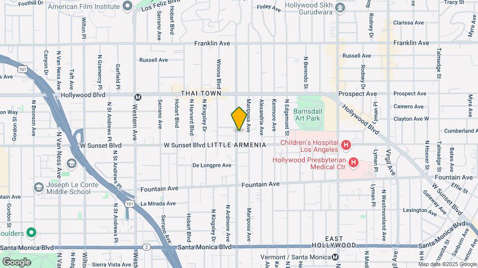 1520 N Normandi Ave Map and Location Details