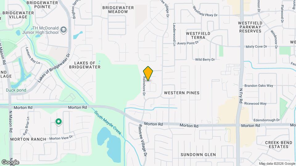 3431 W Rainmill Dr Map and Location Details