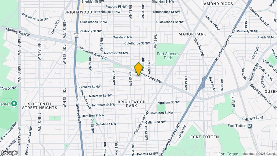416 Longfellow St NW Map and Location Details