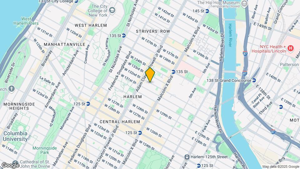 152 W 132nd St Map and Location Details