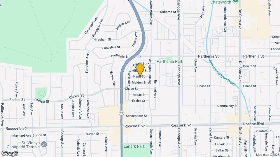 21806 Napa St Map and Location Details