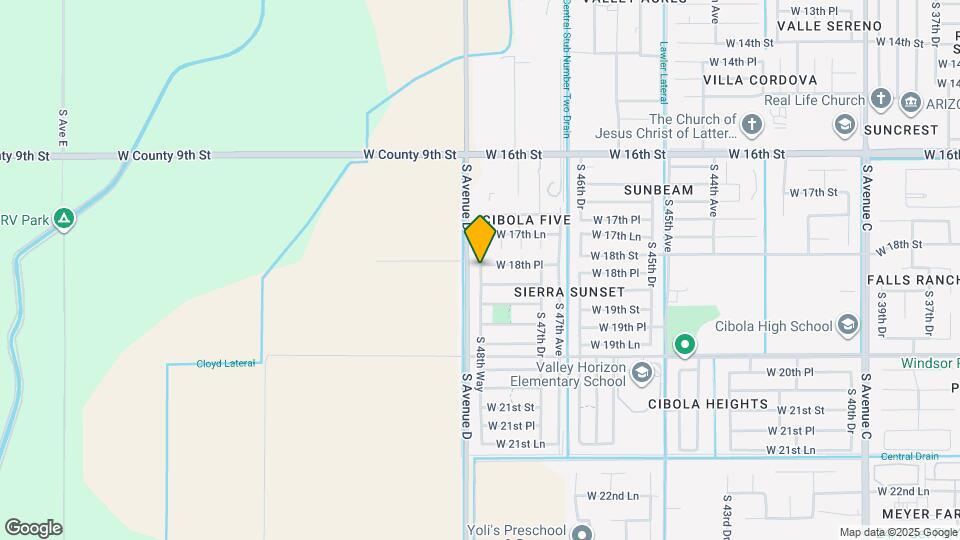 1722 S 48th Way Map and Location Details