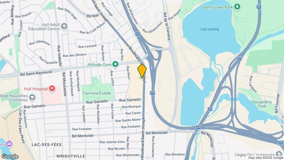 Canevas Map and Location Details