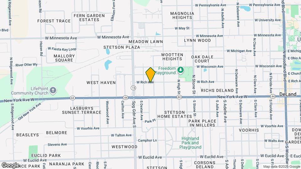 1014 W Rich Ave Map and Location Details