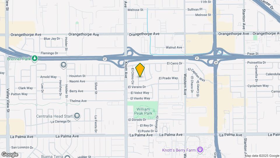 7537 El Cortez Cir Map and Location Details