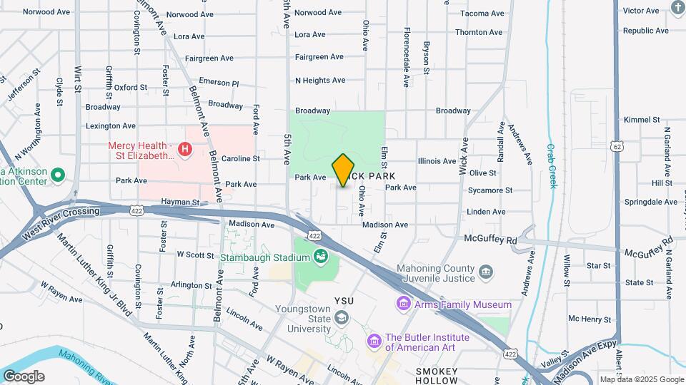 849 Pennsylvania Ave Map and Location Details